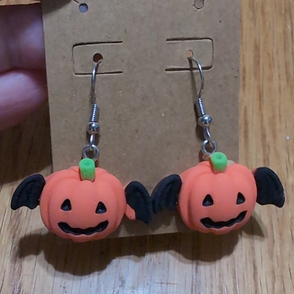 Halloween Pumpkin Earrings
